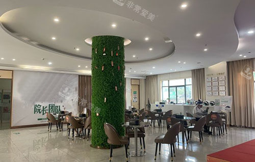 合肥青穗植發(fā)大廳休息區(qū)