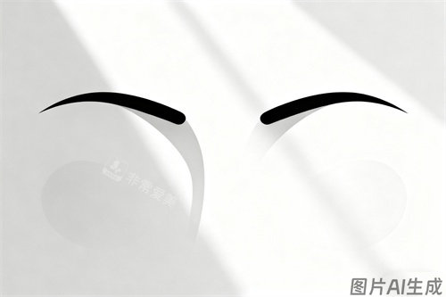 好看眉毛形状卡通图