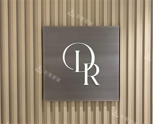 韩国DIAR皮肤科LOGO墙