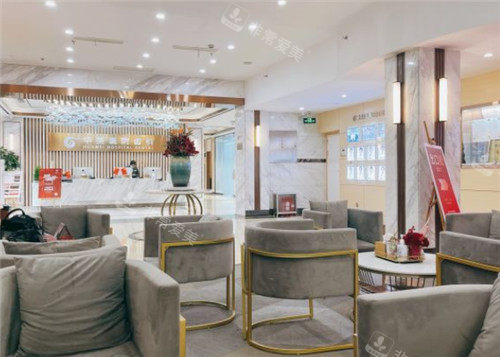 上海華美整形等待區(qū)環(huán)境