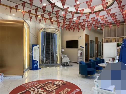 佛山碧莲盛植发进门大厅环境