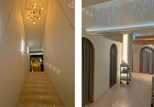 清潭洞Beauty&Pleasure皮肤科走廊