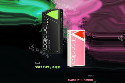 莫娜丽莎玻尿酸黑盒和红盒示意图