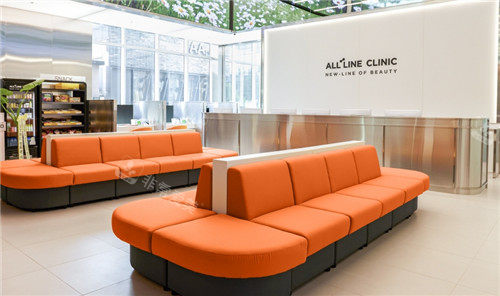 韩国奥俪颜皮肤科休息区