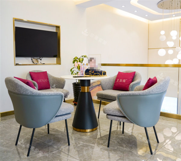 哈尔滨晶颜丽肤医疗美容等候区示意图