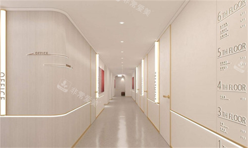 青岛诺美德医疗美容医院走廊