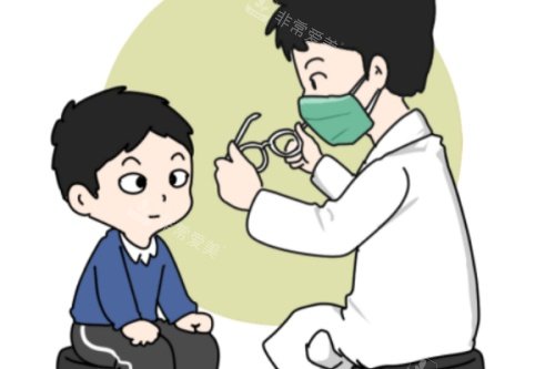 小朋友斜视治疗卡通图