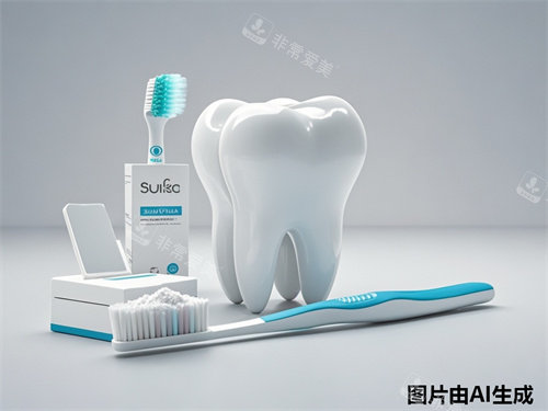 牙齿美白卡通图展示图片