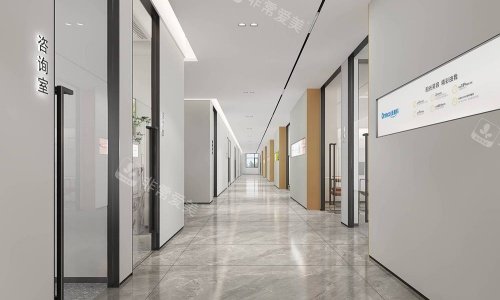 惠州华康医院口腔科走廊示意图