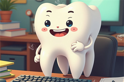 健康牙齿笑脸漫画图