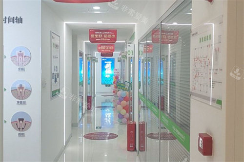 郑州植得口腔学院院区走廊环境
