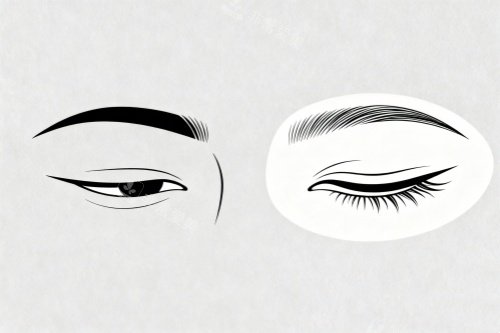 眼睛做修复卡通图