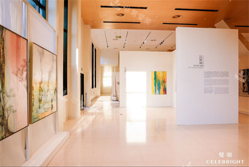 上海曼领医疗美容医院内部展览区