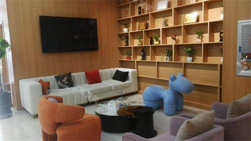 长春碧莲盛植发等候区环境示意图