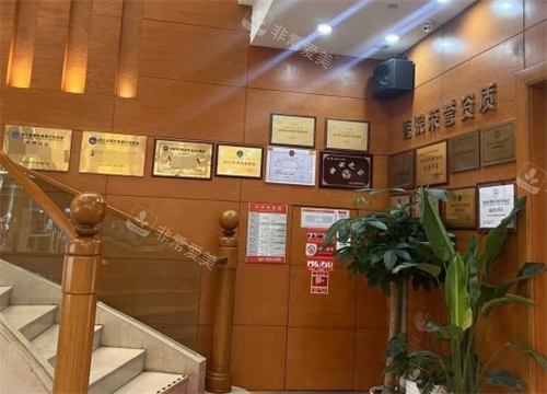 杭州连天美整形荣誉墙