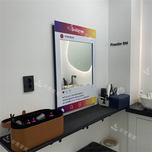 韩国朵戈芙蒂弘大化妆区域图