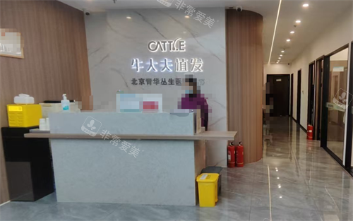 北京牛大夫植发前台