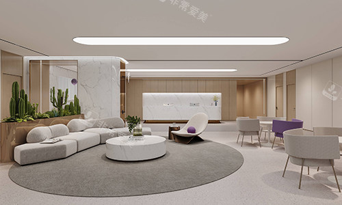 上海伊莱美整形医院等待区环境