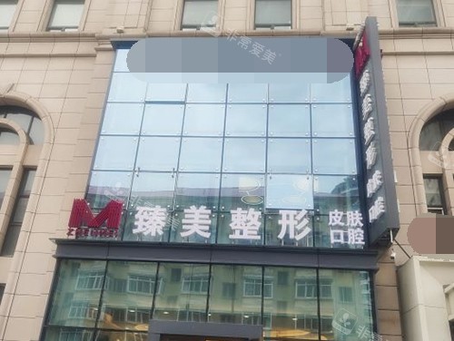 哈尔滨臻美医疗美容医院外景招牌