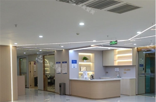 广州碧莲盛植发大厅环境