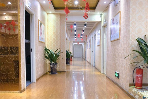 达州妃美医疗美容内部走廊