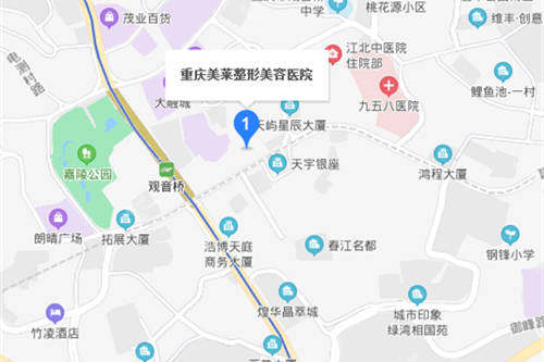 重庆美莱整形美容医院地图