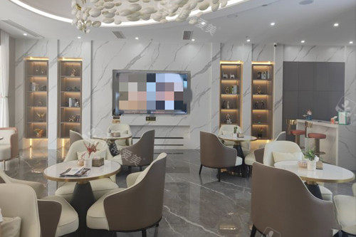 成都纯曦医疗美容大厅休息等待区环境