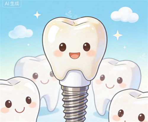 种植牙动漫图