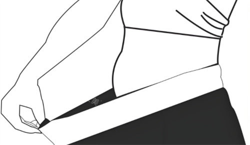 溶脂瘦腰前后个人对比