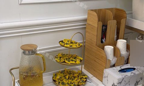 北京嘉禾医疗整形机构准备的茶水