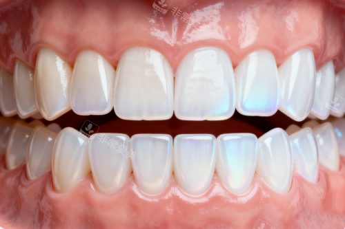 整齐健康牙齿模型图