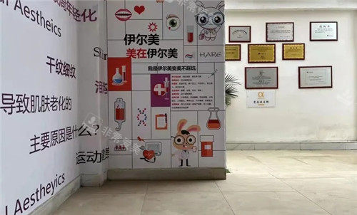 凯里伊尔美医疗美容展示墙