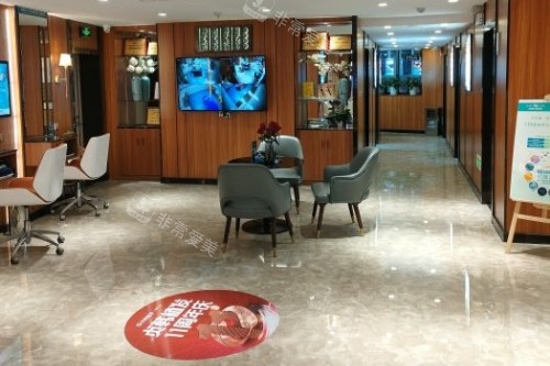 南宁贞韩植发内部休息等候区环境