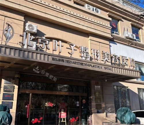 北京叶子整形医院门头