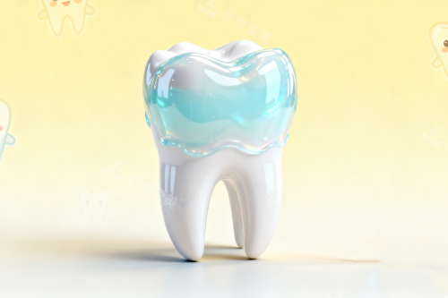 健康牙齿卡通模型