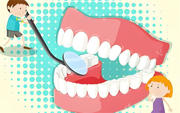 儿童牙齿治疗卡通图