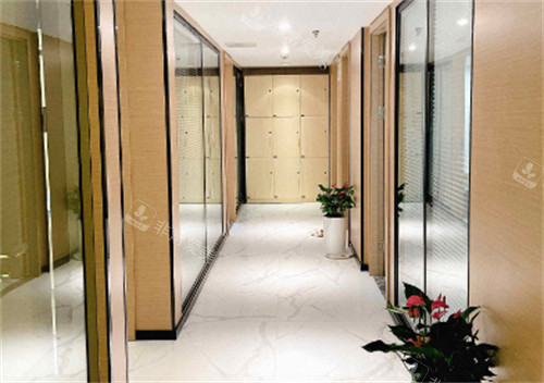 上海鹏爱医疗美容门诊部过道