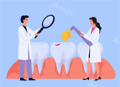 牙齿检查示意图
