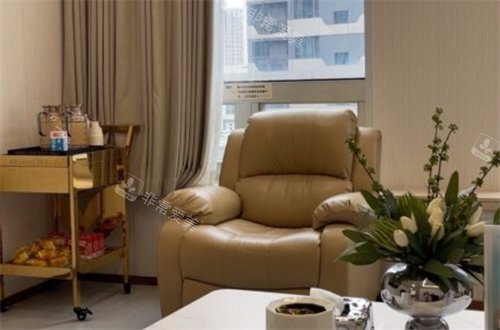 上海伊莱美休息区一角