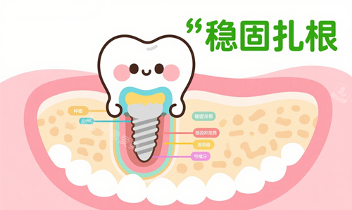 种植牙稳固扎根
