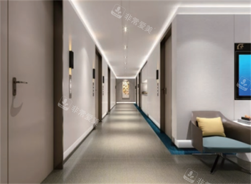 上海时光整形外科医院内部走廊图