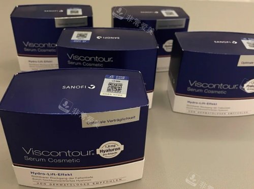 Viscontour玻尿酸盒装示意图