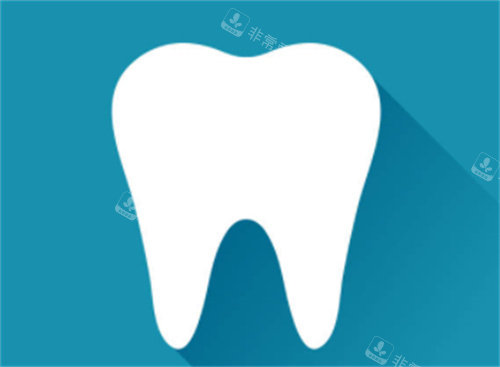 深色背景的牙齿图