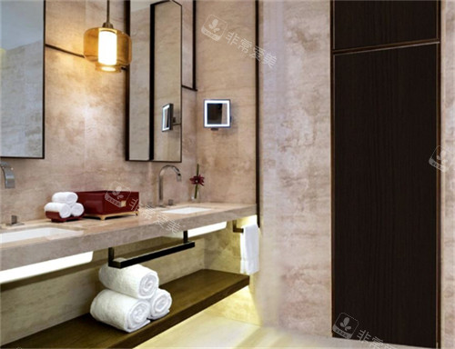 青岛诺美德医疗美容医院洗漱区