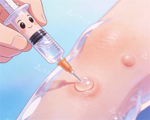 玻尿酸注射后的样子