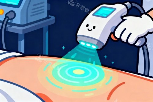 醫(yī)美祛疤卡通展示圖