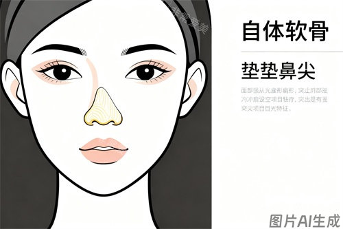 自体软骨隆鼻卡通图展示 自体软骨隆鼻卡通图展示