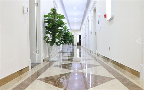 天水韩美整形美容医院走廊