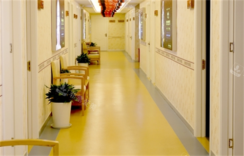 上海欧莱美医疗美容走廊图