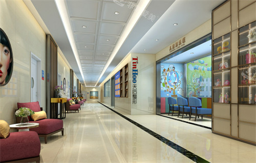 郑州天后整形医院走廊